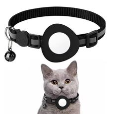 Per Huawei Tag Location Tracker Custodia protettiva anti-smarrimento Collare per animali domestici (nero)