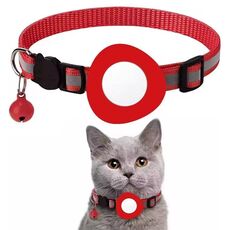 Per Huawei Tag Location Tracker Custodia protettiva anti-smarrimento Collare per animali domestici (rosso)