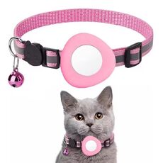 Per Huawei Tag Location Tracker Custodia protettiva anti-smarrimento Collare per animali domestici (rosa)