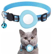 Per Huawei Tag Location Tracker Custodia protettiva anti-smarrimento Collare per animali domestici (Azzurro cielo)