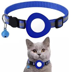 Per Huawei Tag Location Tracker Custodia protettiva anti-smarrimento Collare per animali domestici (blu scuro)