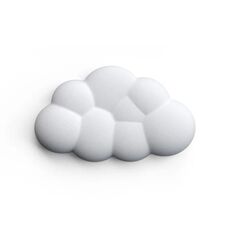 Poggiapolsi Cloud, tappetino per mouse in memory foam, supporto da polso per scrivania da ufficio (bianco)