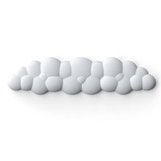 Poggiapolsi Cloud Tappetino per tastiera in memory foam Supporto per polso da scrivania per ufficio (Bianco)