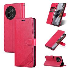 Per vivo S18e AZNS Custodia per cellulare in pelle con texture in pelle di pecora (rossa)