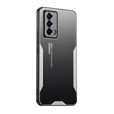 Custodia per telefono in metallo ibrido TPU per vivo iQOOZ5 Blade Series (argento)