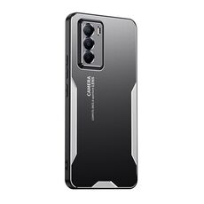 Custodia per telefono in metallo ibrido TPU per vivo T1 Blade Series (argento)