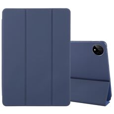 Custodia per tablet ripiegabile in pelle siliconica per Huawei MatePad Pro 11 2022/2024 (blu scuro)