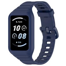 Cinturino per orologio in silicone integrato per Honor Band 9 Armor (blu notte)