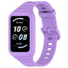 Cinturino per orologio in silicone integrato per Honor Band 9 Armor (viola)