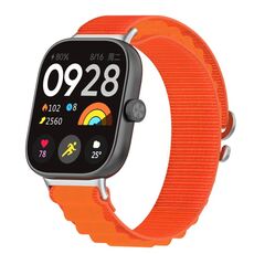 Per cinturino in nylon Xiaomi Mi Band 8 Pro / Redmi Watch 4 loop (arancione)