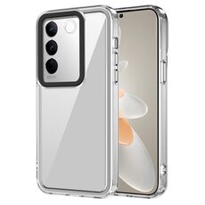 Per vivo V27/V27 Pro Custodia per telefono antiurto in acrilico trasparente + TPU (trasparente)
