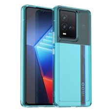 Custodia per telefono TPU serie Candy per vivo iQOO 9T (blu trasparente)