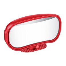 Specchietto retrovisore per auto con retromarcia assistita per punto cieco Specchietto grandangolare, Colore: rosso