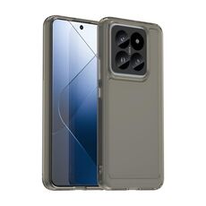 Per la custodia in TPU per Xiaomi 14 Pro Candy Series (grigio trasparente)