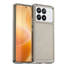 Per la custodia in TPU per Xiaomi Redmi K70 Pro Candy Series (grigio trasparente)