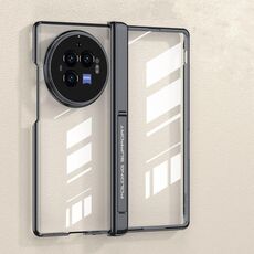 Custodia per telefono antiurto con cerniera magnetica integrata per vivo X Fold3 GKK (nera)