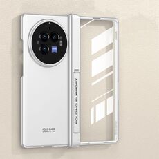 Per vivo X Fold3 GKK Custodia per telefono all-inclusive con cerniera pieghevole magnetica integrata (Argento)