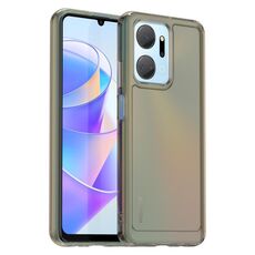 Per Honor X7a Custodia per telefono TPU serie Candy (grigio trasparente)