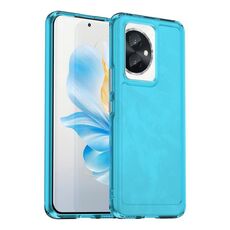 Per la custodia in TPU per Honor 100 Candy Series (blu trasparente)