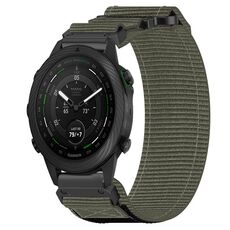 Per cinturino per orologio Garmin MARQ Golfer, cinturino in nylon da 22 mm con chiusura a strappo (grigio)