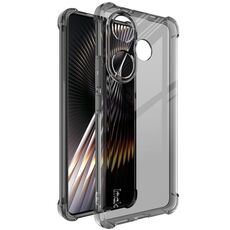 Per Xiaomi Redmi Turbo 3 5G imak custodia per telefono in TPU antiurto con airbag (nero trasparente)