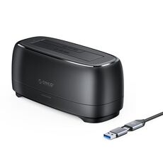 Docking station per unità SATA ORICO DD18C3 a vano singolo da 2,5 e 3,5 pollici, tipo di spina: spina UE