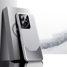 Per Honor 100 Custodia elettrolitica imitazione Ultimate Design PC + pelle per telefono (argento)