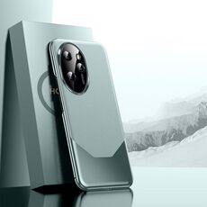 Per Honor 100 Pro elettrolitico imitazione Ultimate Design PC + custodia per telefono in pelle (ciano)