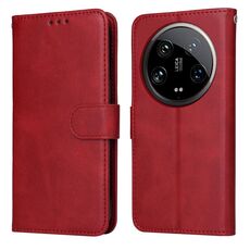 Per Xiaomi 14 Custodia per cellulare in pelle ultra classica con texture di vitello (rossa)
