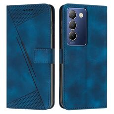 vivo Y100 IDN Dream Triangle Custodia per telefono in pelle con cordino (blu)