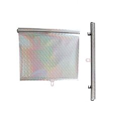 Copertura antipioggia per moto, parasole telescopico per bici elettrica, dimensioni: 58 x 125 cm, argento