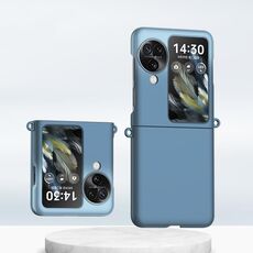 Per OPPO Find N3 Flip Sfumatura di colore Skin Feel PC Custodia antiurto a copertura totale (blu sfumato)