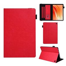 Custodia per tablet in pelle Smart Serie Straordinaria per Amazon Kindle Fire HD10 2021/2023(Rosso)