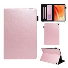 Custodia per tablet in pelle Smart serie straordinaria per Amazon Kindle Fire HD10 2021/2023 (oro rosa)