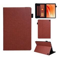 Custodia per tablet in pelle Smart serie straordinaria per Amazon Kindle Fire HD10 2021/2023 (marrone)