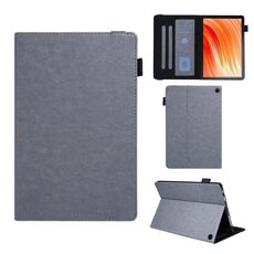 Custodia per tablet in pelle Smart serie straordinaria per Amazon Kindle Fire HD10 2021/2023 (grigio)