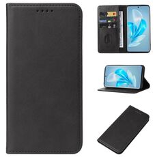 Custodia per telefono in pelle con chiusura magnetica per vivo S17 Pro (nera)