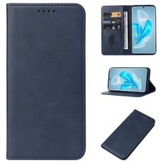Custodia per telefono in pelle con chiusura magnetica per vivo S17 Pro (blu)