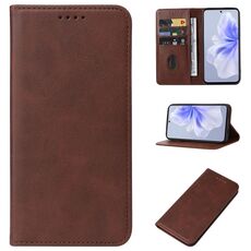 Custodia per telefono in pelle con chiusura magnetica per vivo S18e (marrone)