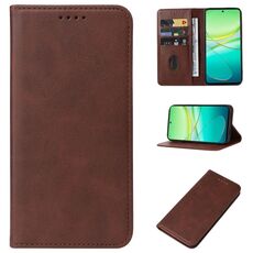 Custodia per telefono in pelle con chiusura magnetica per vivo T3 (marrone)