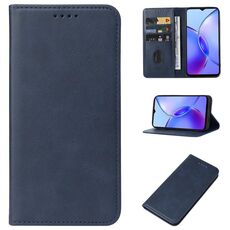 Custodia per telefono in pelle con chiusura magnetica per vivo Y17s (blu)