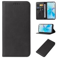 Custodia per telefono in pelle con chiusura magnetica per vivo Y100i (nera)