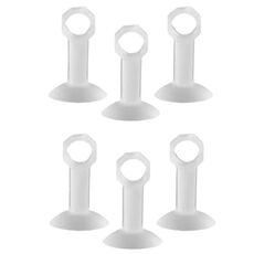 6 pezzi di copertura protettiva in silicone anti-collisione per maniglia per porta finestra trasparente