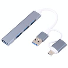 A-806 5 in 1 USB 3.0 e Adattatore HUB da tipo C / USB-C a USB 3.0