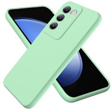 Per vivo Y100 IDN / T3 / Y200e Custodia protettiva a copertura totale antigoccia in silicone liquido tinta unita (verde)