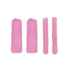 Manopole per veicoli elettrici traspiranti e assorbenti del sudore Summer Ice Silk, colore: rosa