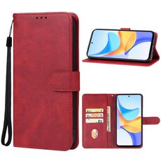 Custodia per telefono in pelle per Honor Play 50 (rossa)