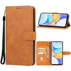 Custodia per telefono in pelle per Honor Play 50 (marrone)