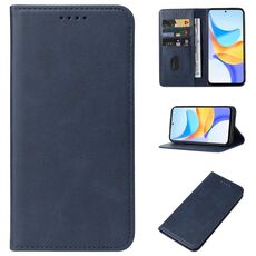 Custodia per telefono in pelle con chiusura magnetica per Honor Play 50 Plus (blu)