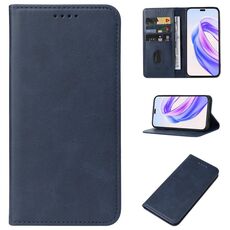 Custodia per telefono in pelle con chiusura magnetica per Honor X50i+ (blu)